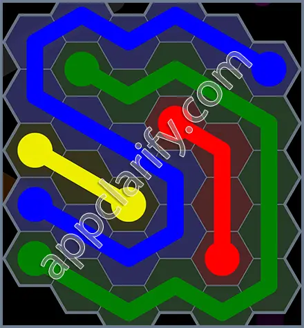 Flow Free: Hexes Rainbow Pack Level 2 Solutions