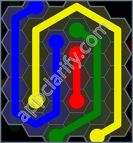 Flow Free: Hexes Rainbow Pack Level 26 Solutions