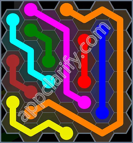 Flow Free: Hexes Rainbow Pack Level 3 Solutions