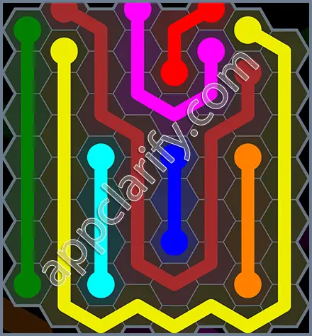 Flow Free: Hexes Rainbow Pack Level 6 Solutions