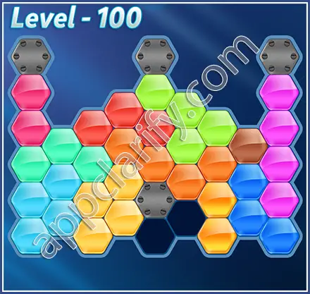 Block! Hexa Puzzle Hexa-art2 Level 100 Solution