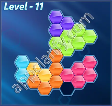 Block! Hexa Puzzle Hexa-art2 Level 11 Solution