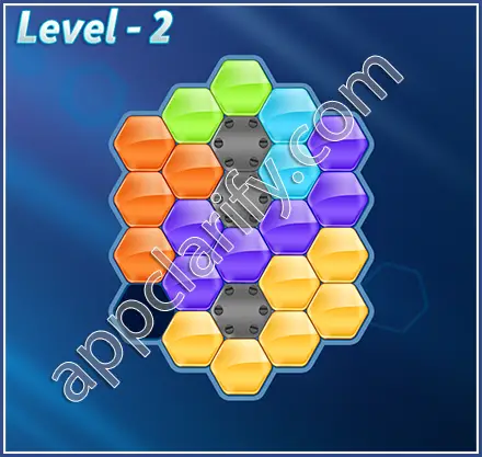 Block! Hexa Puzzle Hexa-art2 Level 2 Solution