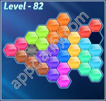 Block! Hexa Puzzle Hexa-art2 Level 82 Solution