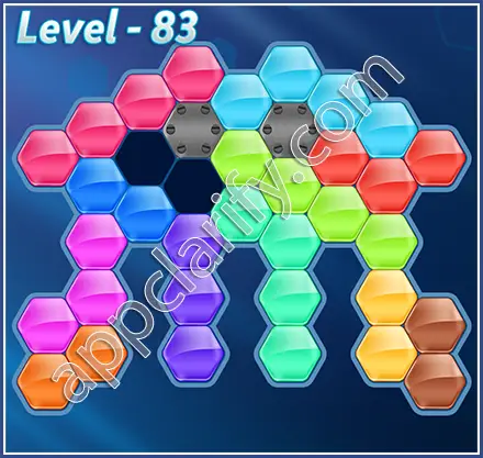 Block! Hexa Puzzle Hexa-art2 Level 83 Solution