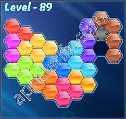Block! Hexa Puzzle Hexa-art2 Level 89 Solution