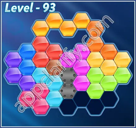 Block! Hexa Puzzle Hexa-art2 Level 93 Solution