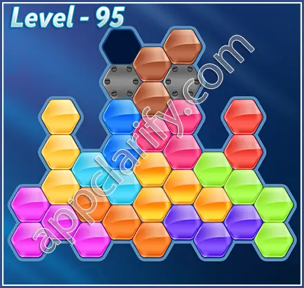 Block! Hexa Puzzle Hexa-art2 Level 95 Solution