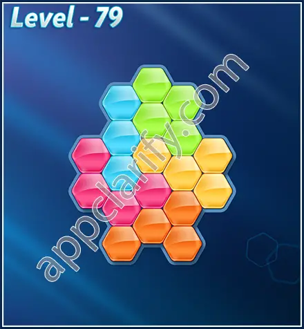 Block! Hexa Puzzle Rotate 5 Holic Level 79 Solution