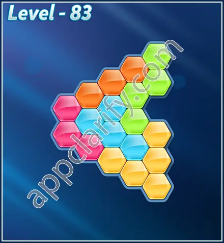 Block! Hexa Puzzle Rotate 5 Holic Level 83 Solution