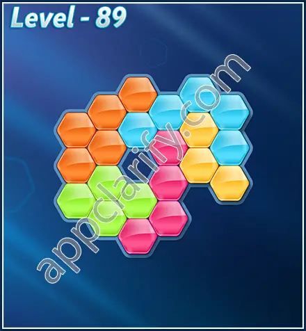 Block! Hexa Puzzle Rotate 5 Holic Level 89 Solution