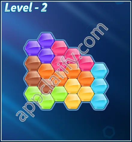 Block! Hexa Puzzle Rotate 7 Holic Level 2 Solution