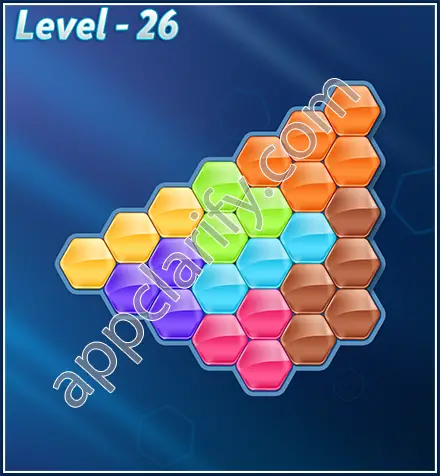 Block! Hexa Puzzle Rotate 7 Holic Level 26 Solution