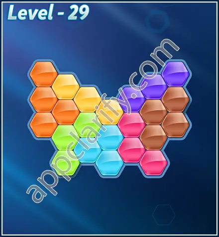 Block! Hexa Puzzle Rotate 7 Holic Level 29 Solution