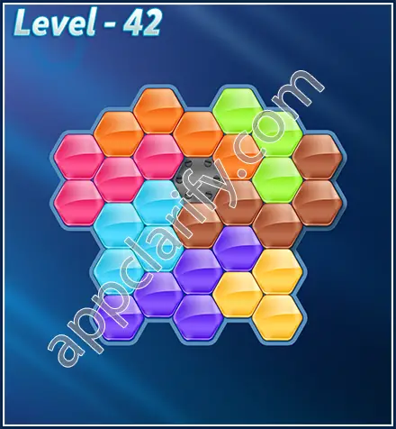Block! Hexa Puzzle Rotate 7 Holic Level 42 Solution