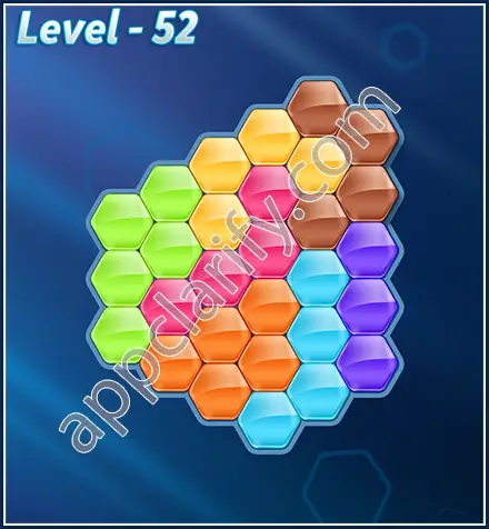 Block! Hexa Puzzle Rotate 7 Holic Level 52 Solution
