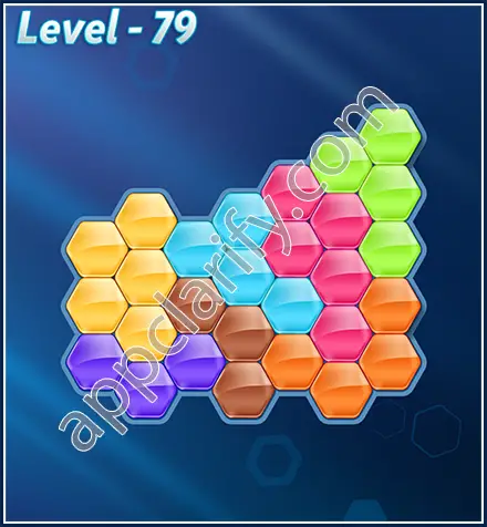 Block! Hexa Puzzle Rotate 7 Holic Level 79 Solution