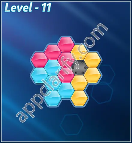 Block! Hexa Puzzle Rotate Beginner Level 11 Solution