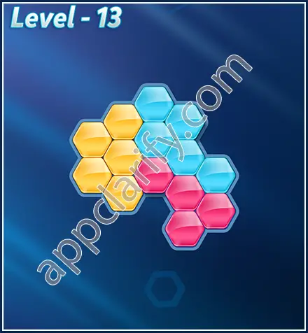 Block! Hexa Puzzle Rotate Beginner Level 13 Solution