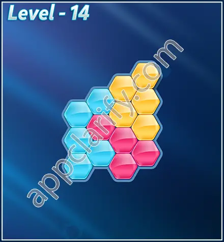 Block! Hexa Puzzle Rotate Beginner Level 14 Solution