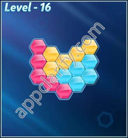 Block! Hexa Puzzle Rotate Beginner Level 16 Solution