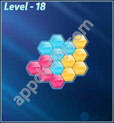 Block! Hexa Puzzle Rotate Beginner Level 18 Solution