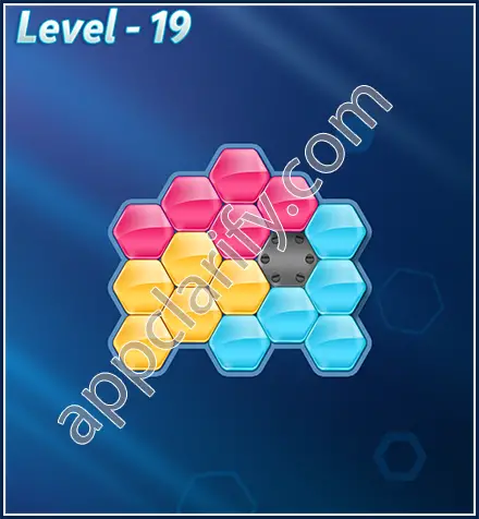 Block! Hexa Puzzle Rotate Beginner Level 19 Solution