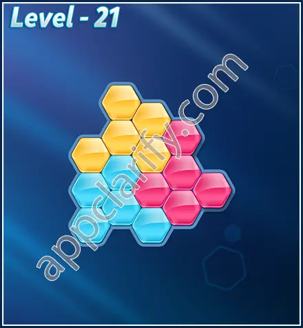 Block! Hexa Puzzle Rotate Beginner Level 21 Solution