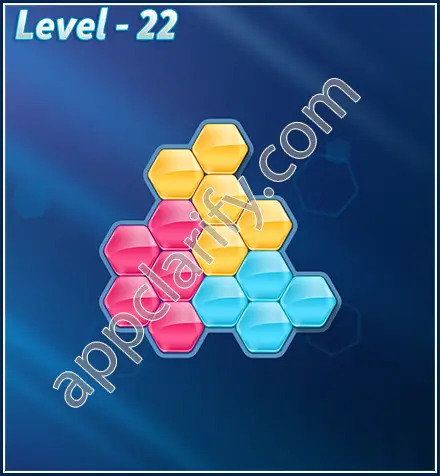 Block! Hexa Puzzle Rotate Beginner Level 22 Solution