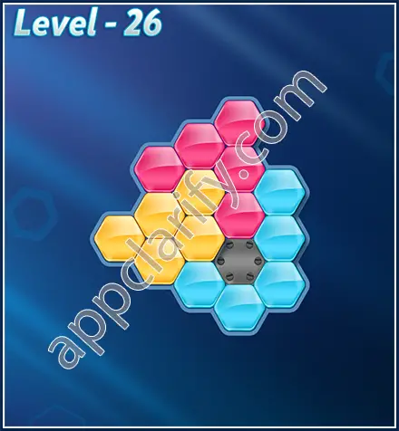 Block! Hexa Puzzle Rotate Beginner Level 26 Solution