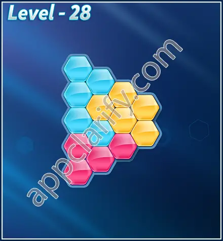 Block! Hexa Puzzle Rotate Beginner Level 28 Solution