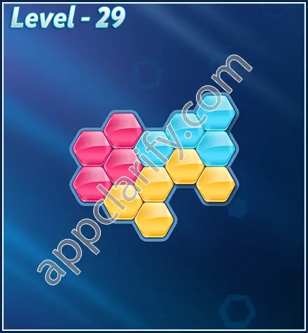 Block! Hexa Puzzle Rotate Beginner Level 29 Solution