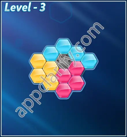 Block! Hexa Puzzle Rotate Beginner Level 3 Solution