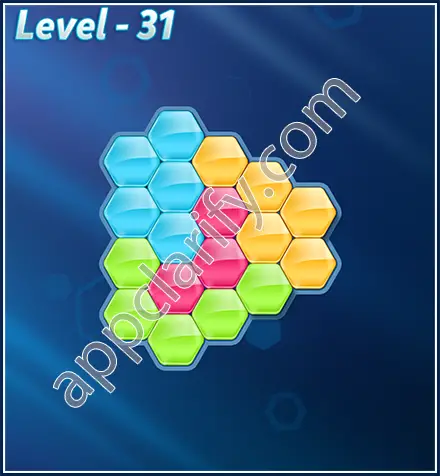 Block! Hexa Puzzle Rotate Beginner Level 31 Solution