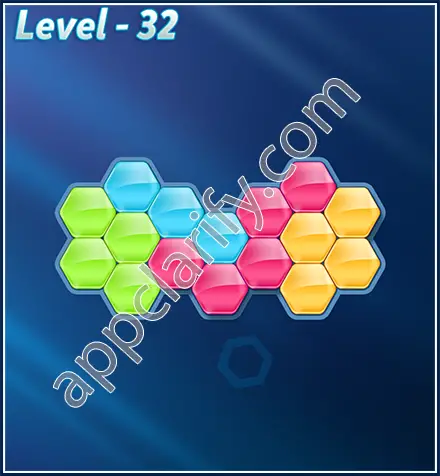 Block! Hexa Puzzle Rotate Beginner Level 32 Solution