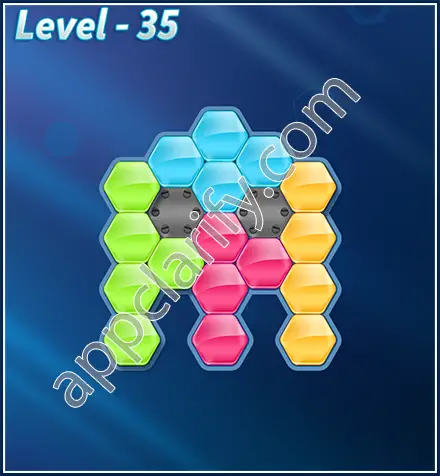 Block! Hexa Puzzle Rotate Beginner Level 35 Solution