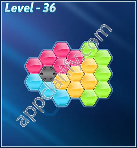 Block! Hexa Puzzle Rotate Beginner Level 36 Solution