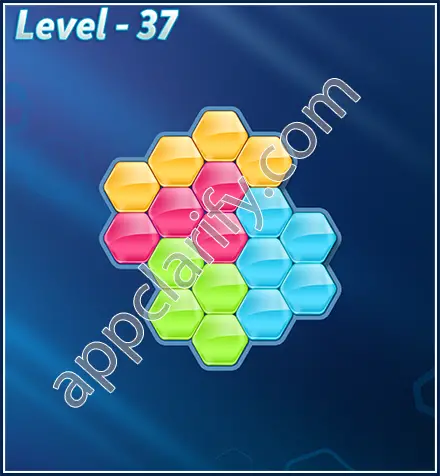 Block! Hexa Puzzle Rotate Beginner Level 37 Solution