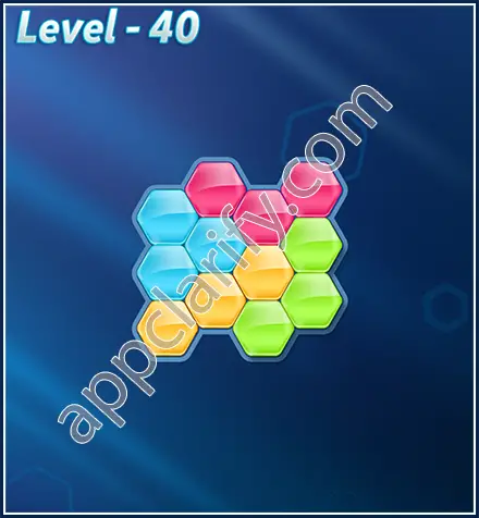 Block! Hexa Puzzle Rotate Beginner Level 40 Solution