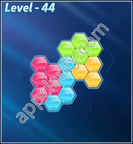 Block! Hexa Puzzle Rotate Beginner Level 44 Solution
