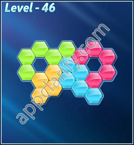 Block! Hexa Puzzle Rotate Beginner Level 46 Solution