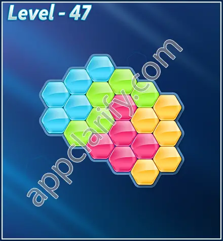 Block! Hexa Puzzle Rotate Beginner Level 47 Solution