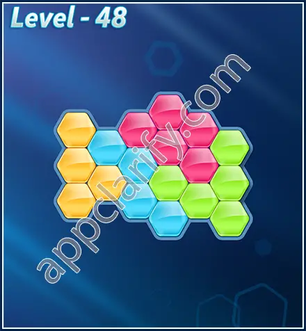 Block! Hexa Puzzle Rotate Beginner Level 48 Solution