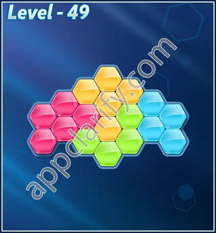 Block! Hexa Puzzle Rotate Beginner Level 49 Solution