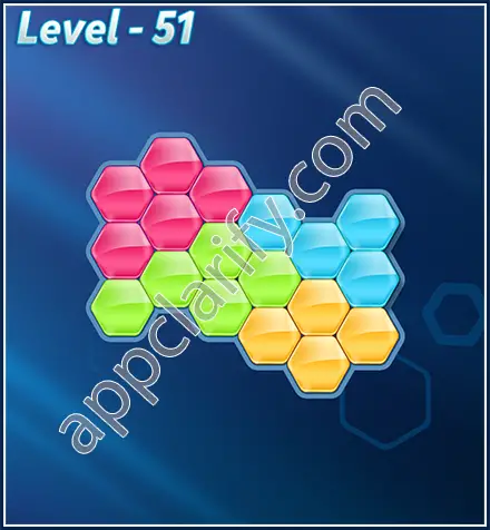 Block! Hexa Puzzle Rotate Beginner Level 51 Solution