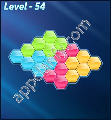 Block! Hexa Puzzle Rotate Beginner Level 54 Solution