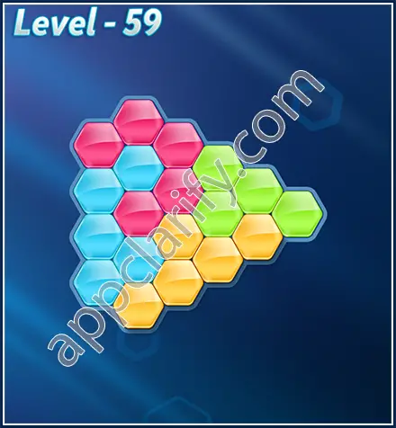 Block! Hexa Puzzle Rotate Beginner Level 59 Solution
