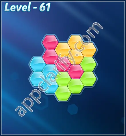 Block! Hexa Puzzle Rotate Beginner Level 61 Solution