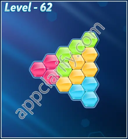 Block! Hexa Puzzle Rotate Beginner Level 62 Solution