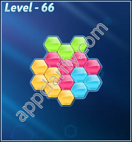 Block! Hexa Puzzle Rotate Beginner Level 66 Solution